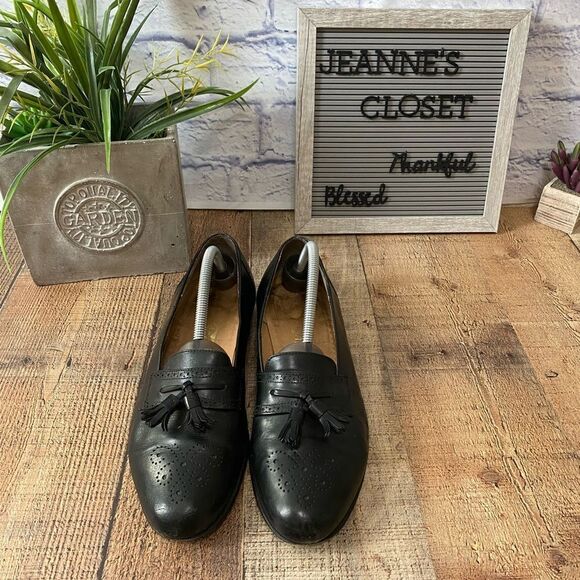 Vtg 80s Salvatore Ferragamo Wing Tip Tassel Loafers main image 5